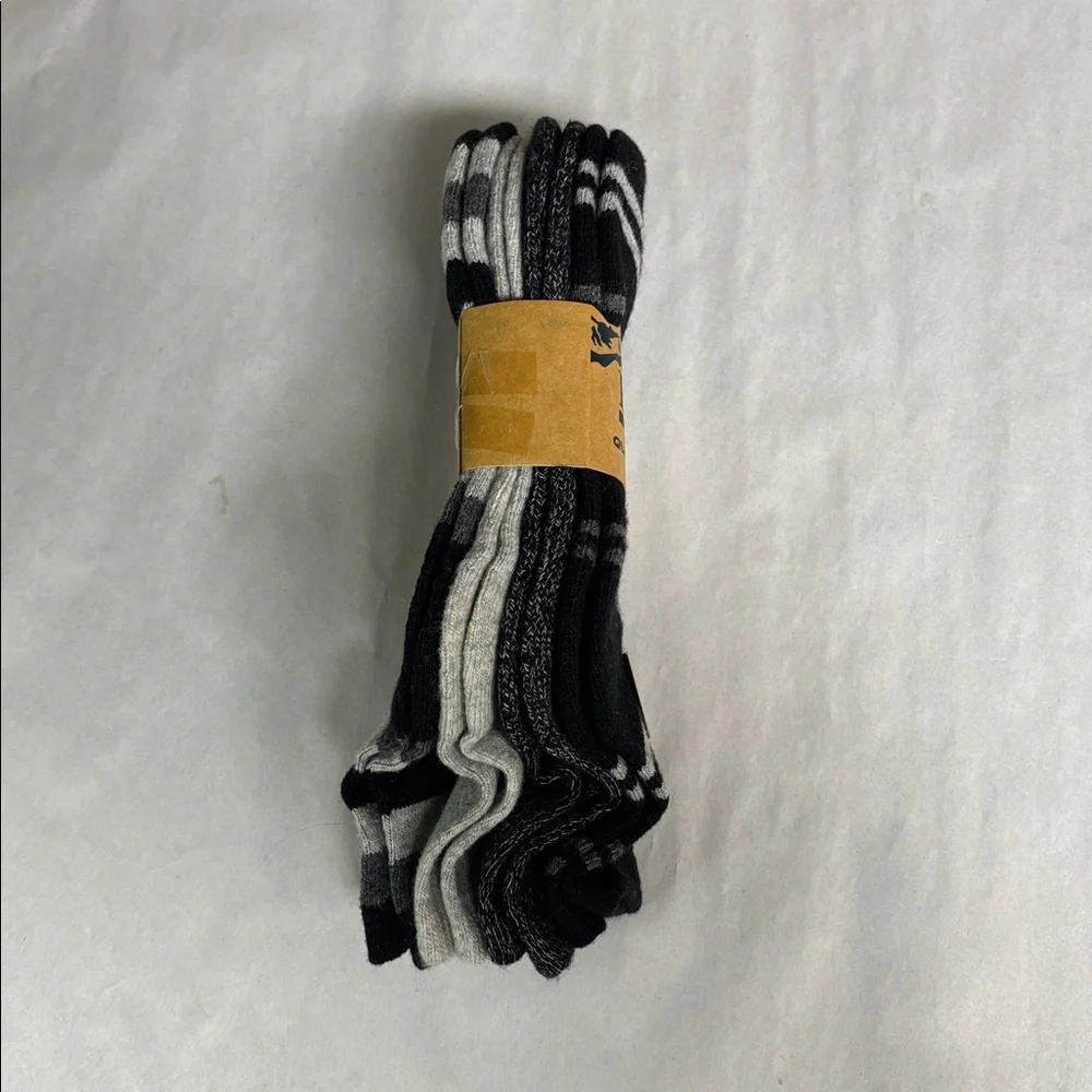 New Born Socks 4 Pair Men’s Wool Blend Quarter Socks Cushioned Casual Activewear - Picture 3 of 13